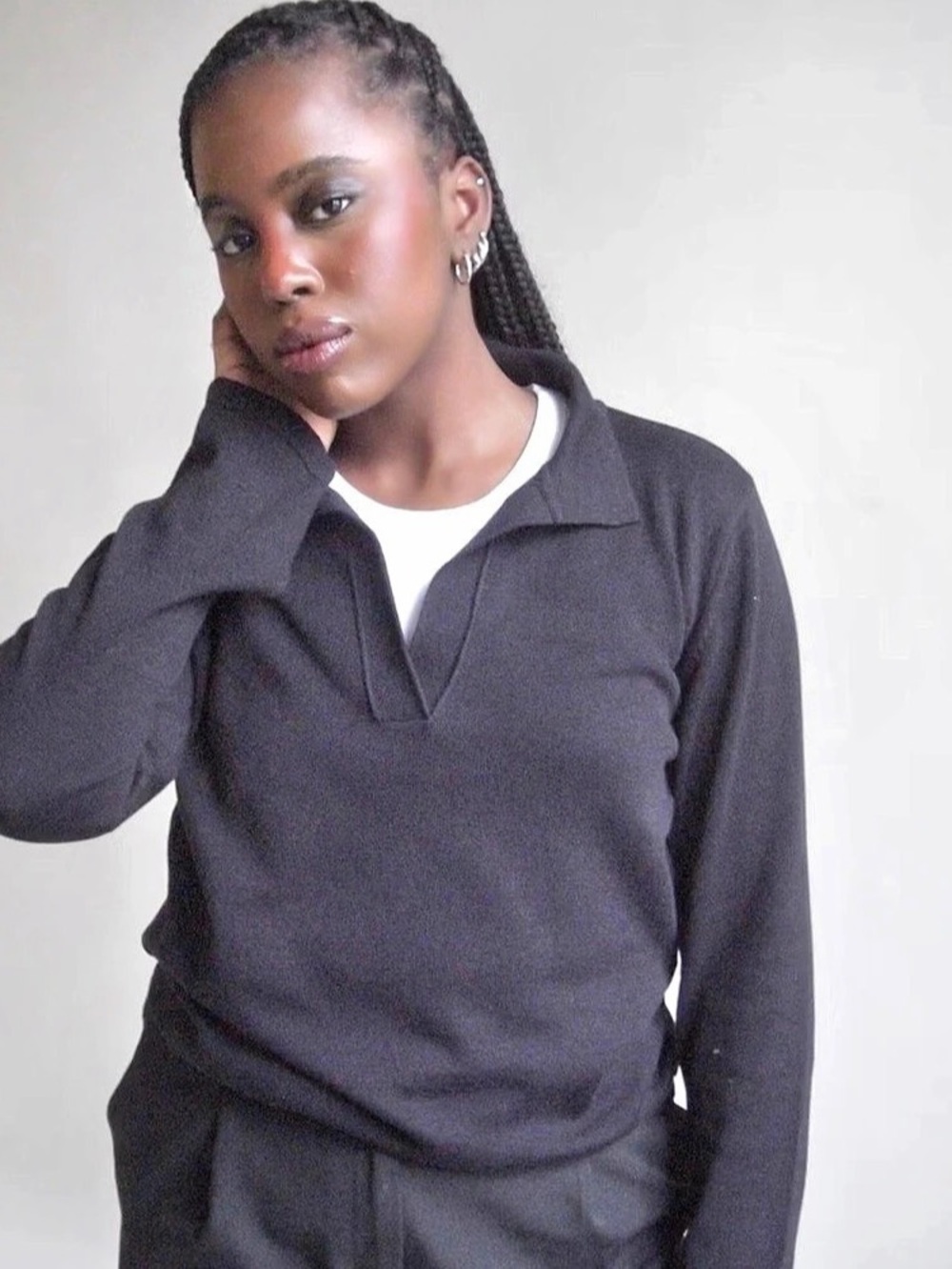 Djerf Avenue Getaway Top Black